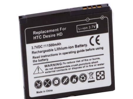 Reemplazo de batería del teléfono móvil para HTC Desire HD Recambio de batería del teléfono móvil HTC Desire HD