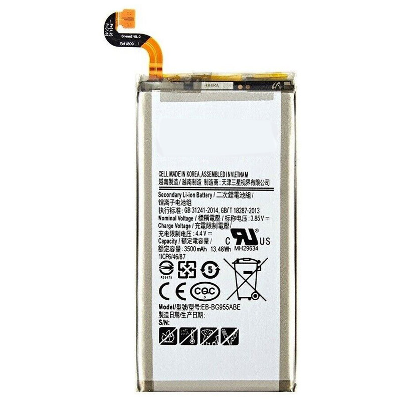 Reemplazo de batería del teléfono móvil para Samsung SM-G955 Recambio de batería del teléfono móvil Samsung SM-G955