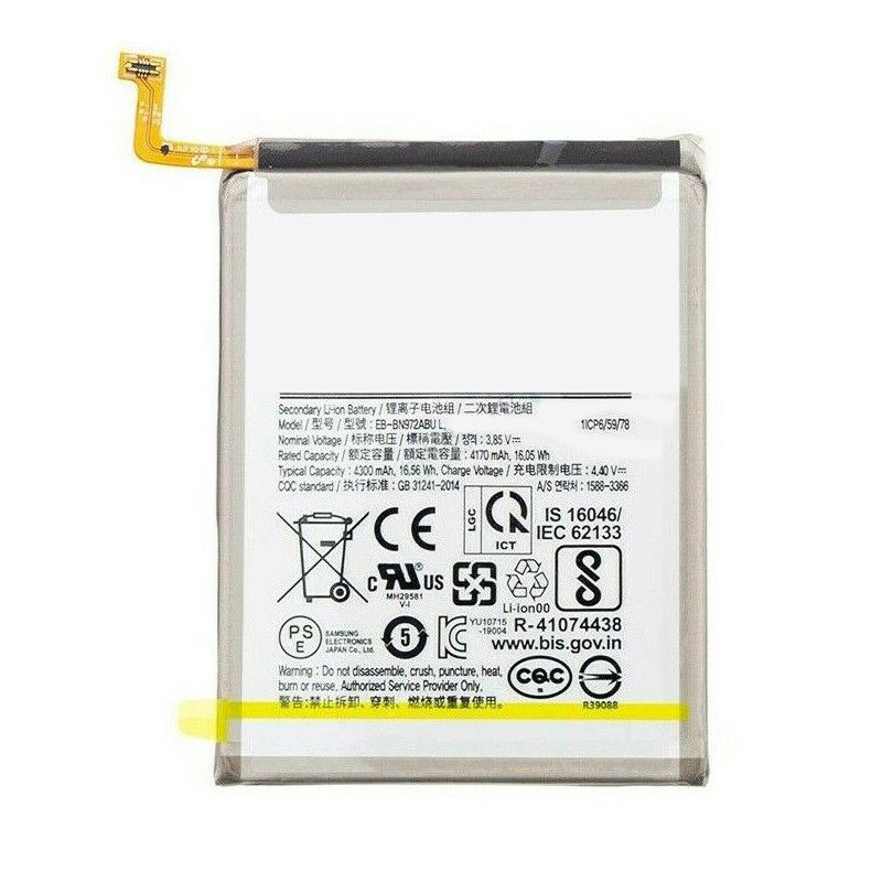 Reemplazo de batería del teléfono móvil para Samsung N975 Recambio de batería del teléfono móvil Samsung N975