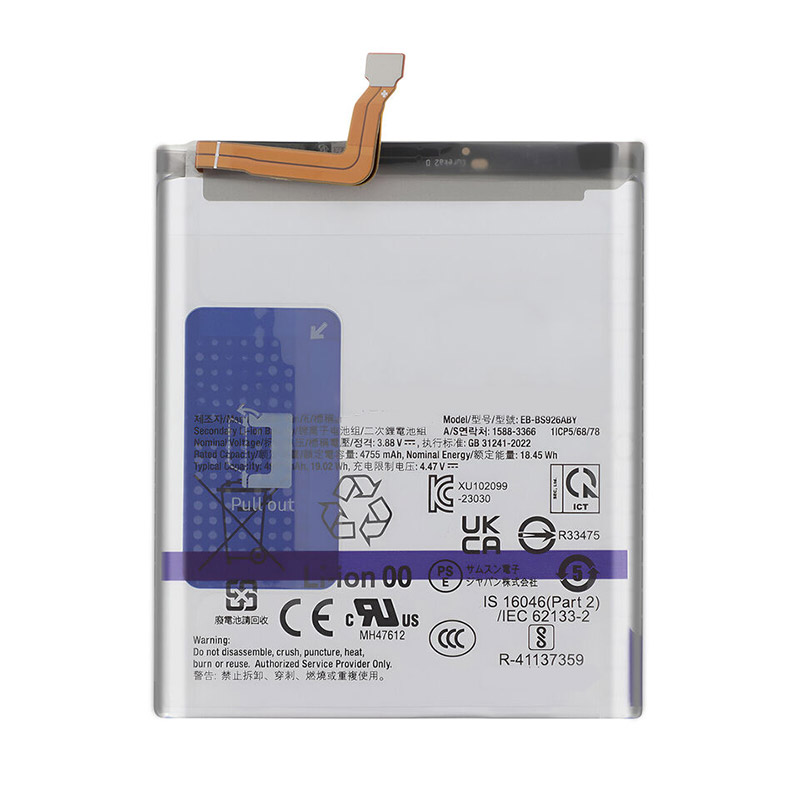 Reemplazo de batería del teléfono móvil para Samsung S926 Recambio de batería del teléfono móvil Samsung S926