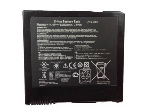 Recambio de Bateria de laptop ASUS G55VM-Series 