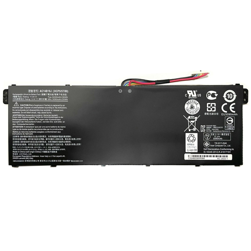 Reemplazo de Bateria de laptop para ACER Aspire V5-122P Recambio de Bateria de laptop ACER Aspire V5-122P