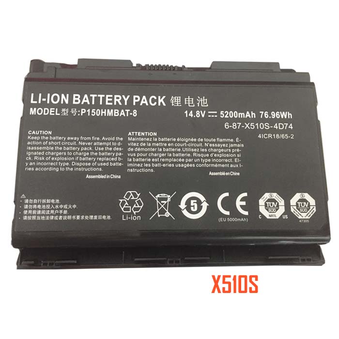 Recambio de Bateria de laptop HASEE K670E-i7-D1 