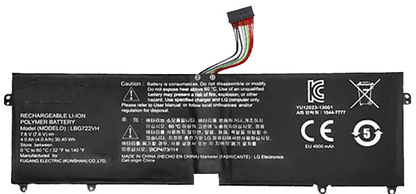 Reemplazo de Bateria de laptop para LG LBG722VH Recambio de Bateria de laptop LG LBG722VH
