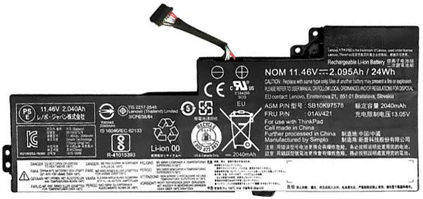 Recambio de Bateria de laptop LENOVO ThinkPad-T480-UHH 