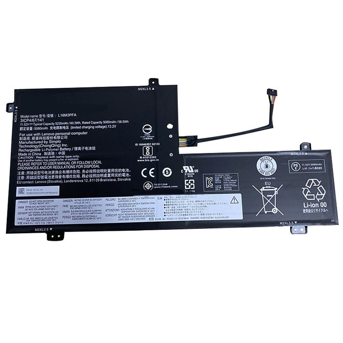 Recambio de Bateria de laptop LENOVO 3ICP4/67/140 