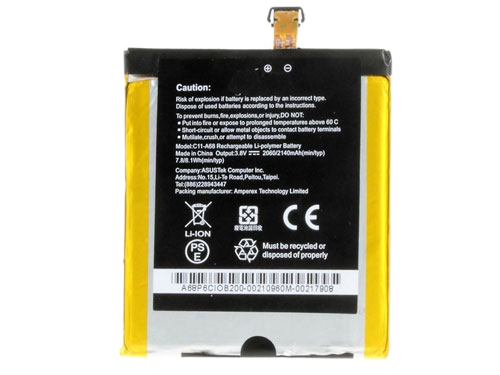 Reemplazo de batería de la tableta para ASUS C11-A68 Recambio de batería de la tableta ASUS C11-A68