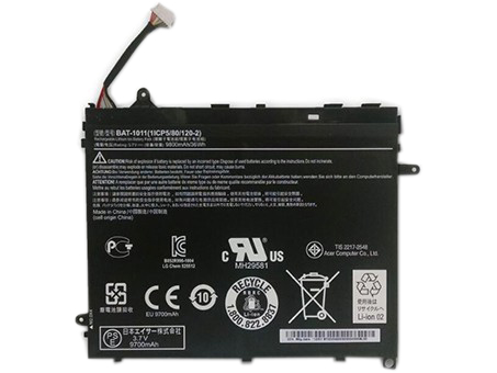 Reemplazo de batería de la tableta para ACER Iconia-Tab-A510-10S32U Recambio de batería de la tableta ACER Iconia-Tab-A510-10S32U